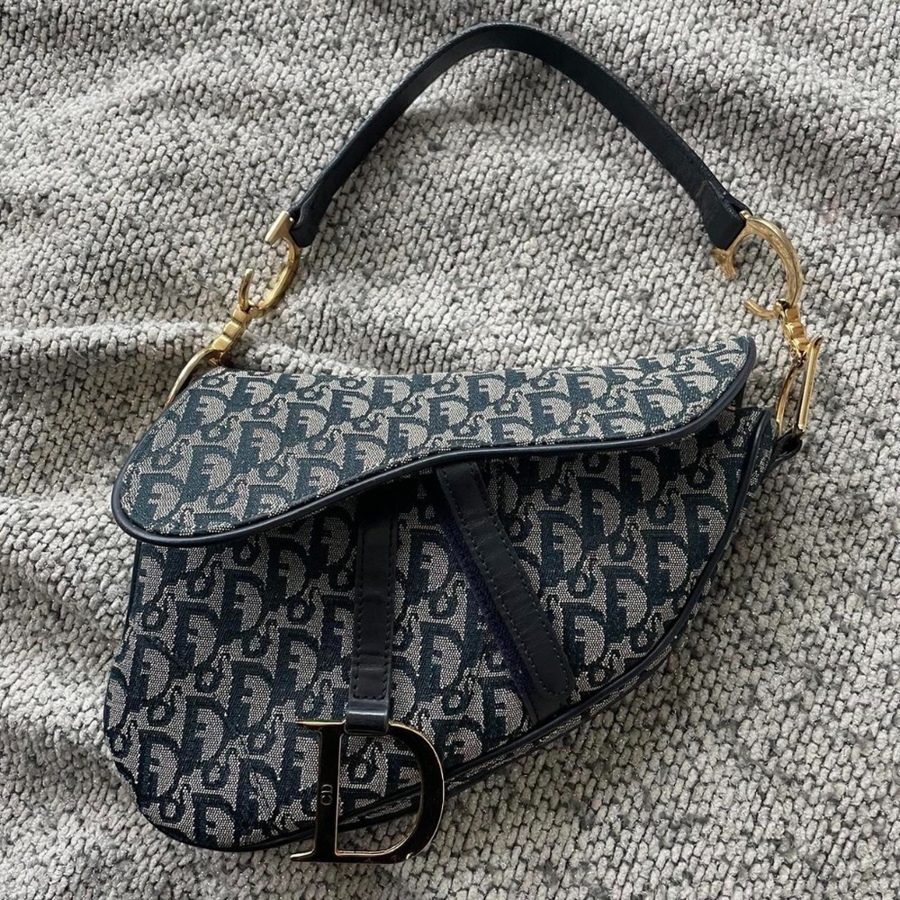Vintage Dior Saddle Bag